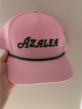 Masters Pink Baseball Cap with Logo Tag